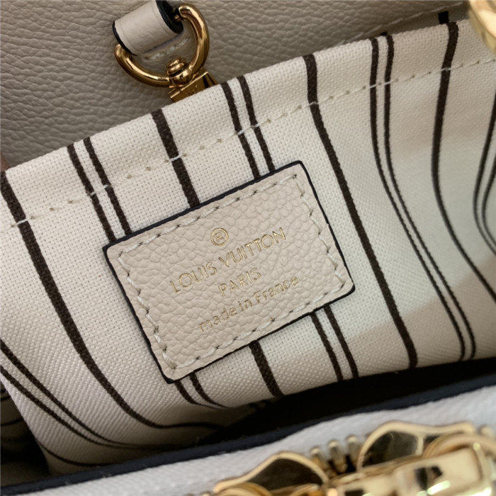 Louis Vuitton MONTAIGNE BB Monogram Empreinte Creme High