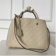 Louis Vuitton MONTAIGNE MM Monogram Empreinte Cream High