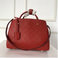 Louis Vuitton MONTAIGNE MM Monogram Empreinte Red High