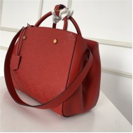 Louis Vuitton MONTAIGNE MM Monogram Empreinte Red High