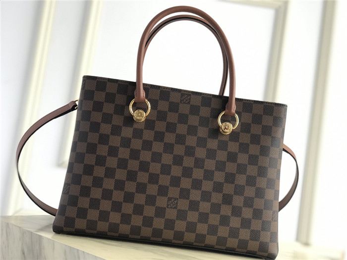 Louis Vuitton LV Riverside Bag Damier Ebene Beige High