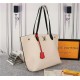 Louis Vuitton Lockme Go Tote Bag Beige