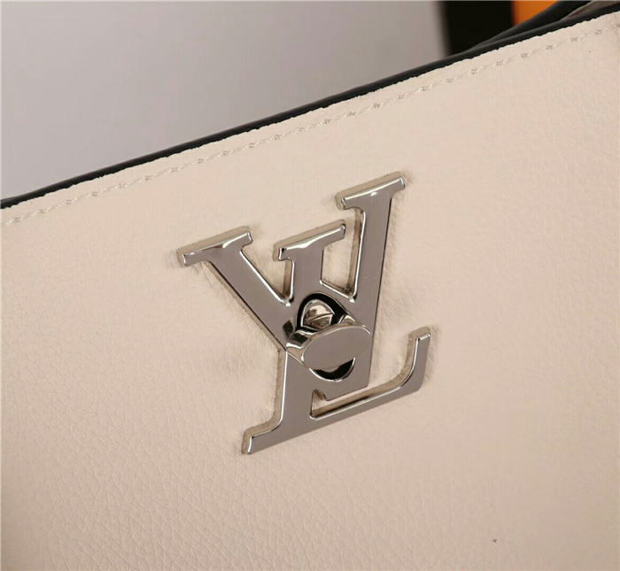 Louis Vuitton Lockme Go Tote Bag Beige