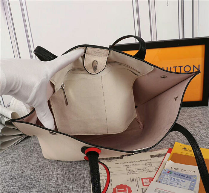 Louis Vuitton Lockme Go Tote Bag Beige