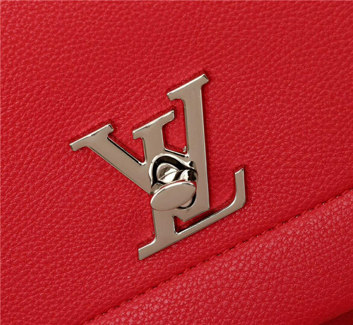 Louis Vuitton Lockme II Bag Red