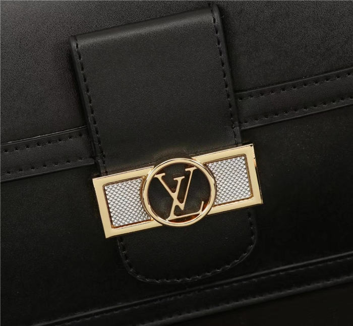 Louis Vuitton MM Dauphine Bag Lugano Black