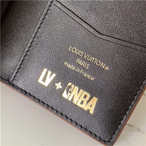 Louis Vuitton LVXNBA POCKET ORGANIZER Ball Grain leather Brown M80545 High