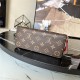 Louis Vuitton CLÉMENCE WALLET Monogram Wine-Lining M60742 High