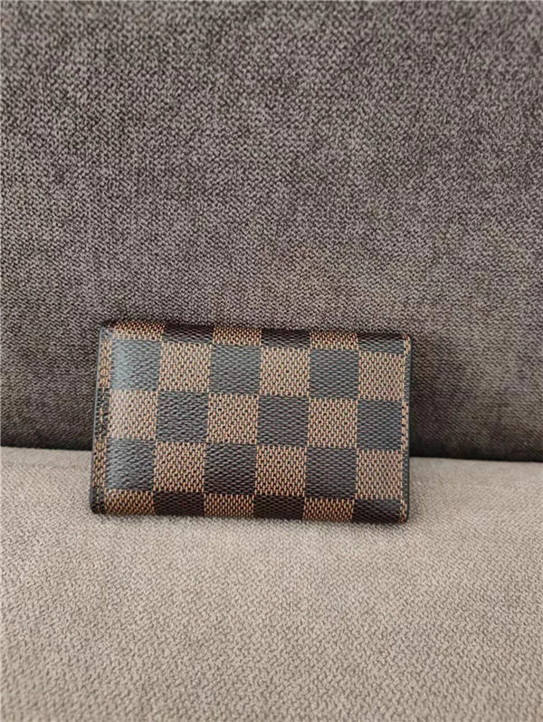 Louis Vuitton 6 KEY HOLDER Damier Ebene Brown N62630 High