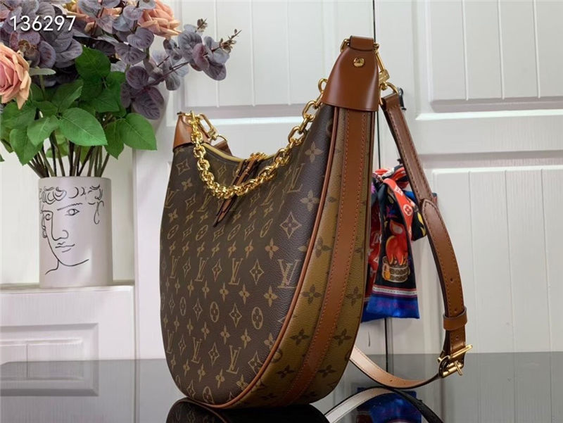 Louis Vuitton LOOP HOBO Monogram and Monogram Reverse coated canvas M46311 High