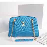 Louis Vuitton New Wave Chain Tote Blue