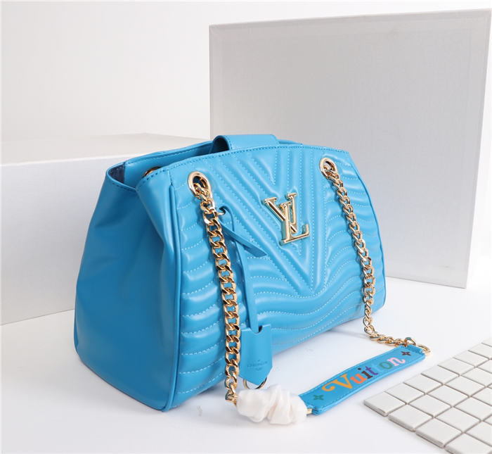 Louis Vuitton New Wave Chain Tote Blue