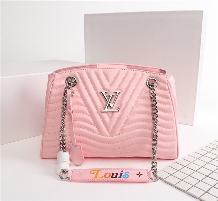 Louis Vuitton New Wave Chain Tote Pink