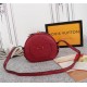 Louis Vuitton Boite Chapeau Souple MM Monogram Empreinte Red