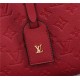 Louis Vuitton Boite Chapeau Souple MM Monogram Empreinte Red