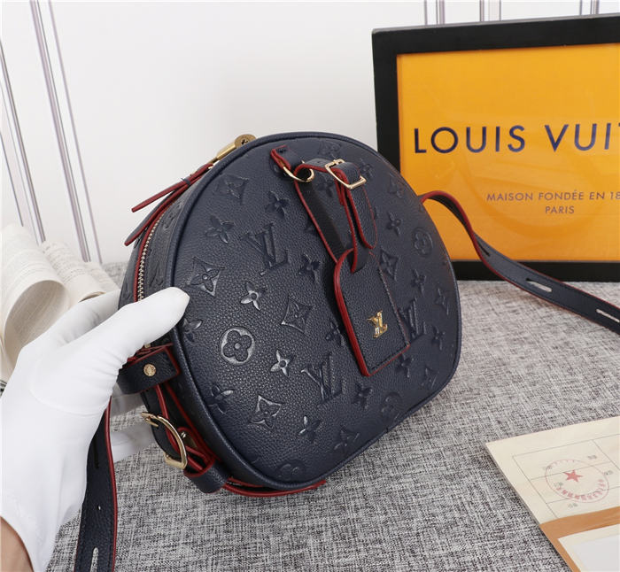 Louis Vuitton Boite Chapeau Souple MM Monogram Empreinte Red