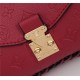 Louis Vuitton Pochette Metis Braided Monogram Empreinte Red