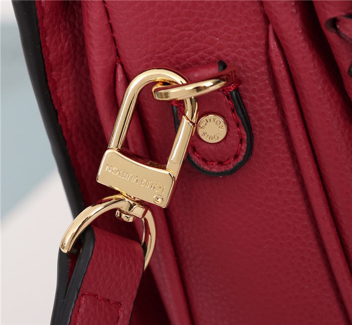 Louis Vuitton Pochette Metis Braided Monogram Empreinte Red