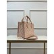 Louis Vuitton ONTHEGO PM Sprayed and embossed grained cowhide leather M46067 High