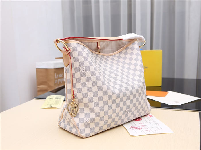 Louis Vuitton Delightful MM Bag Damier Azur