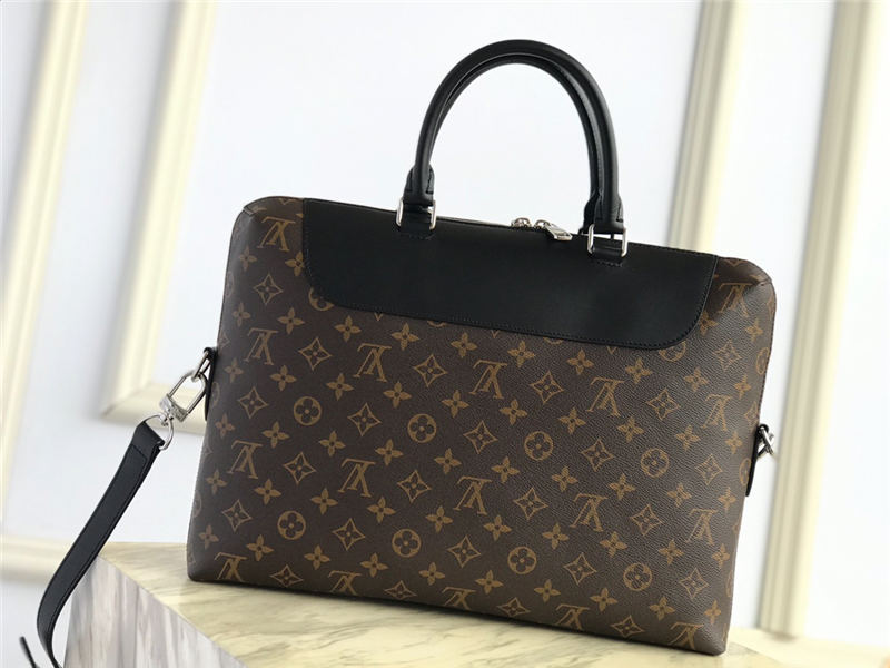 Louis Vuitton PORTE-DOCUMENTS JOUR Monogram Macassar canvas M54019 High