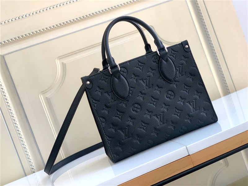 Louis Vuitton ONTHEGO PM Monogram Empreinte Black M45653 High