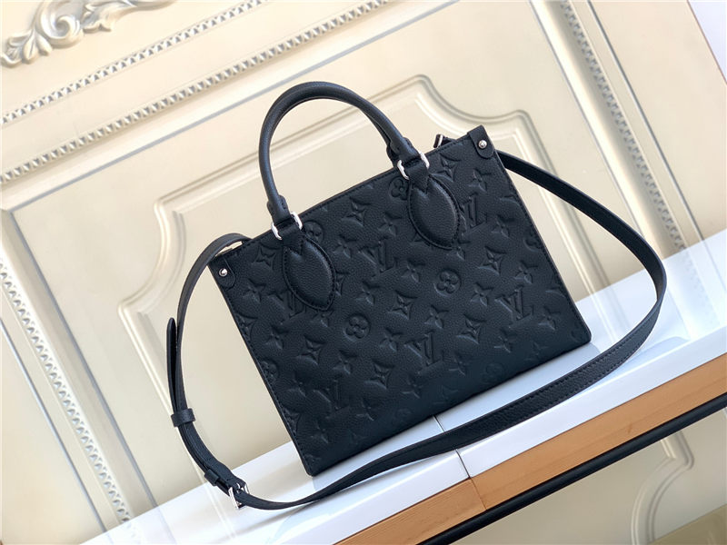 Louis Vuitton ONTHEGO PM Monogram Empreinte Black M45653 High