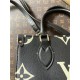 Louis Vuitton ONTHEGO PM Black M45659 Mid