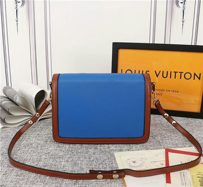 Louis Vuitton Dauphine MM Bag Blue/Beige