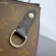 Louis Vuitton TRIO MESSENGER Monogram Macassar coated canvas and Purple cowhide leather M46266 High