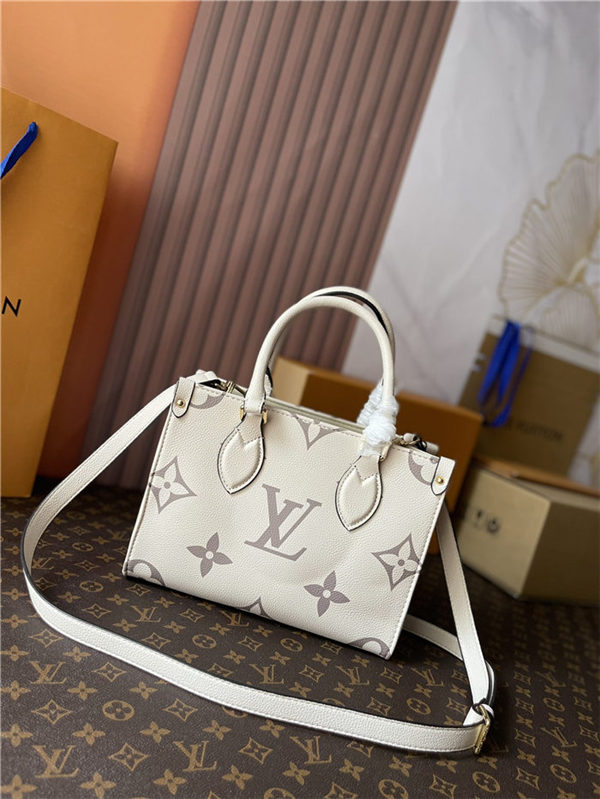 Louis Vuitton ONTHEGO PM Cream M45779 Mid