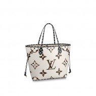 Louis Vuitton Neverfull MM Bag Monogram Ivoire Mid