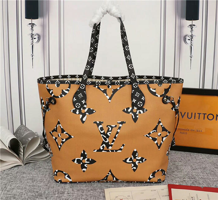 Louis Vuitton Neverfull MM Bag Monogram Ivoire Mid