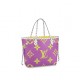 Louis Vuitton Neverfull MM Bag Monogram Pink Mid