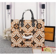 Louis Vuitton LV CRAFTY ONTHEGO GM Bag Camarel