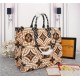 Louis Vuitton LV CRAFTY ONTHEGO GM Bag Camarel