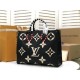 Louis Vuitton LV CRAFTY ONTHEGO GM Bag Black