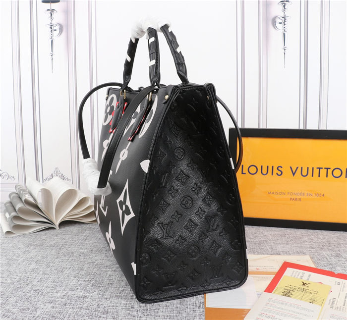 Louis Vuitton LV CRAFTY ONTHEGO GM Bag Black