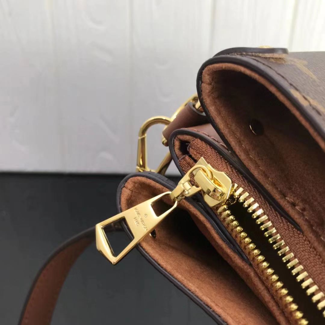 Louis Vuitton Soufflot MM Bag Monogram Canvas Caramel High