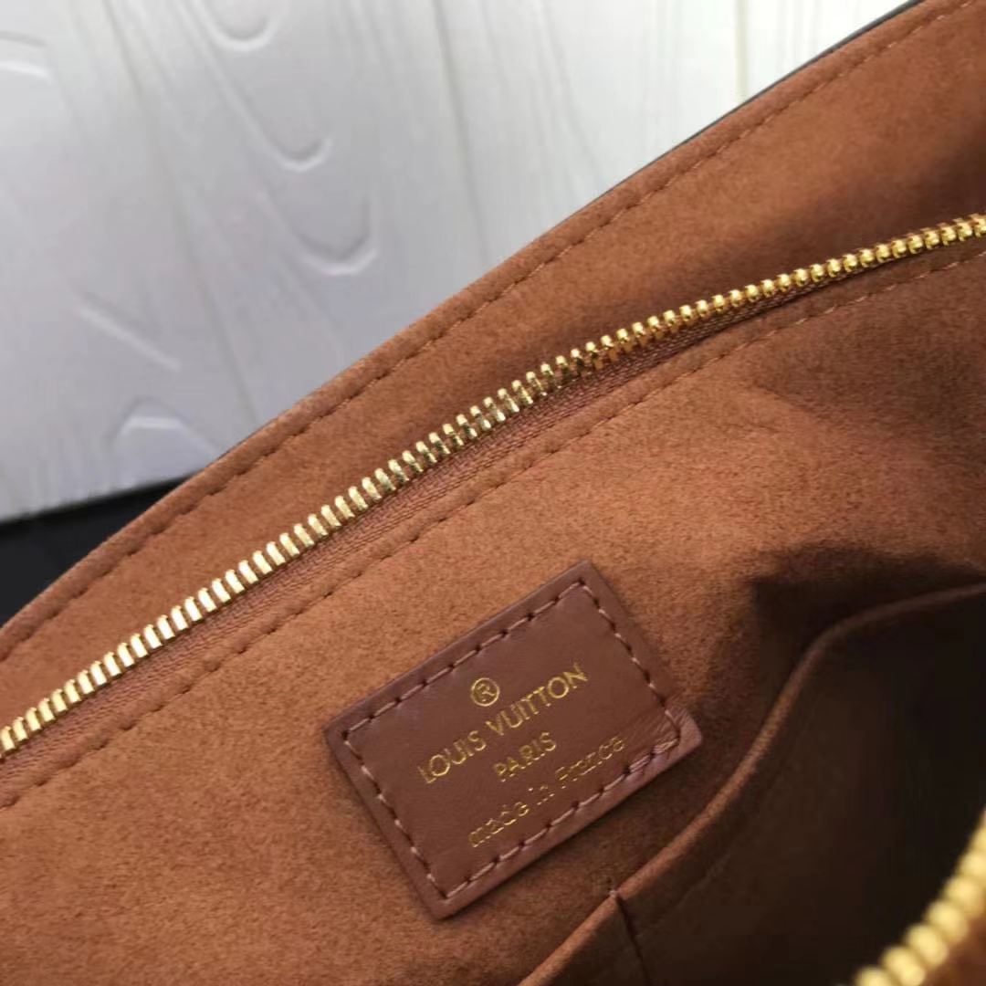 Louis Vuitton Soufflot MM Bag Monogram Canvas Caramel High