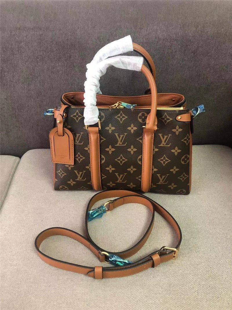 Louis Vuitton Soufflot BB Bag Monogram Canvas Caramel High