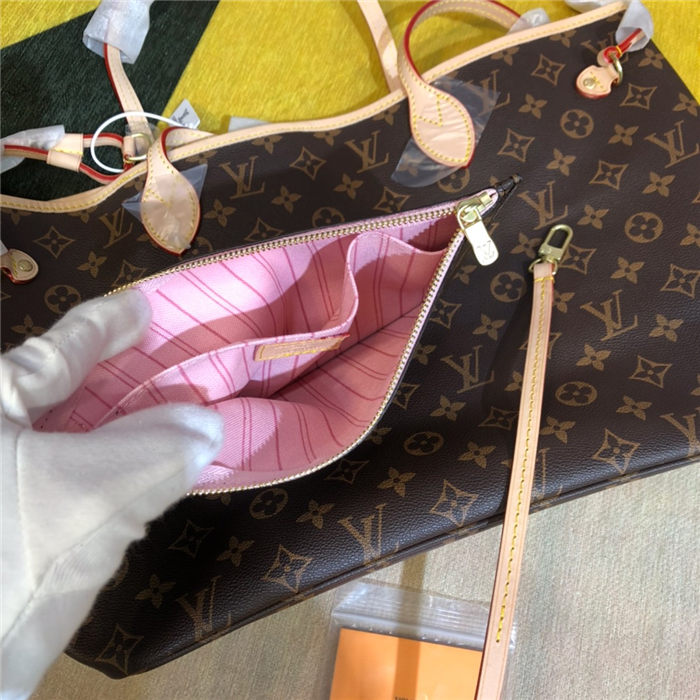 Louis Vuitton Neverfull GM Bag Monogram Canvas pink