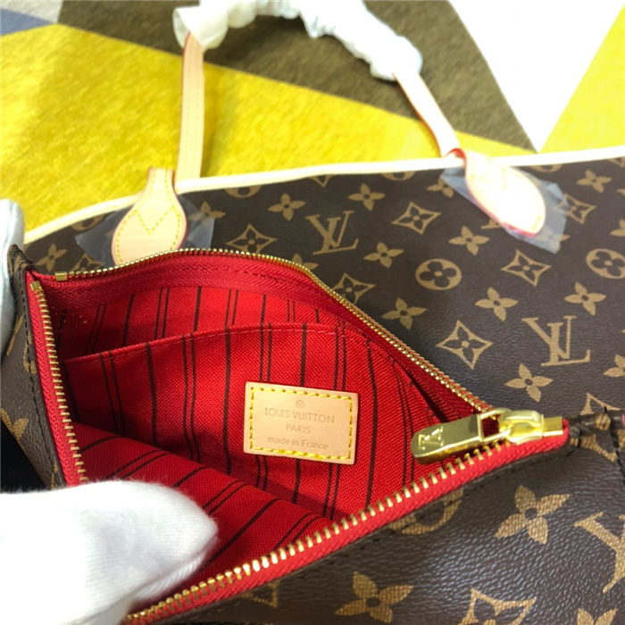 Louis Vuitton Neverfull GM Bag Monogram Canvas Red