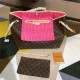 Louis Vuitton Neverfull GM Bag Monogram Canvas Fuchsia