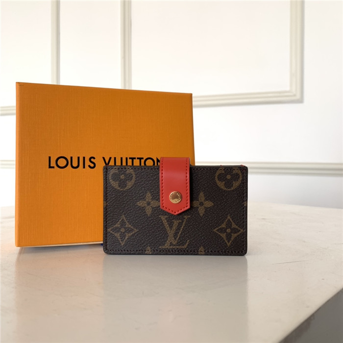 Louis Vuitton CARD HOLDER Red High