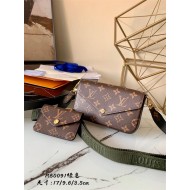 Louis Vuitton Félicie Strap & Go Monogram coated canvas M80091 High