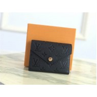 Louis Vuitton VICTORINE WALLET Monogram Empreinte Black High