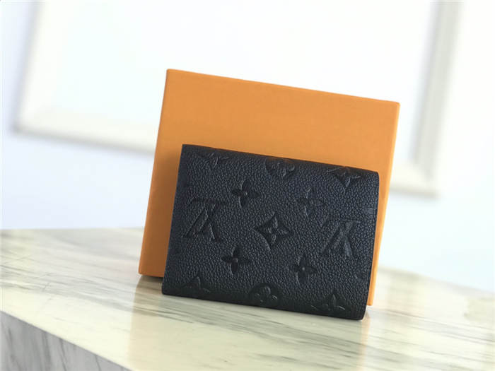 Louis Vuitton VICTORINE WALLET Monogram Empreinte Black High