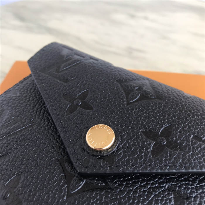 Louis Vuitton VICTORINE WALLET Monogram Empreinte Black High