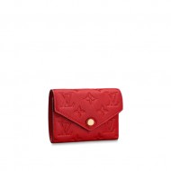 Louis Vuitton VICTORINE WALLET Monogram Empreinte Red High